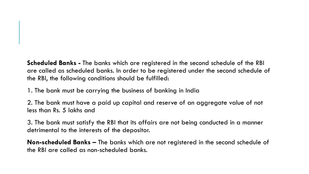 scheduled banks the banks which are registered