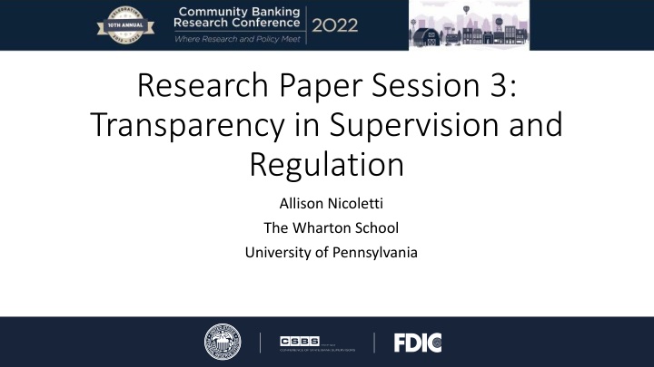 research paper session 3 transparency