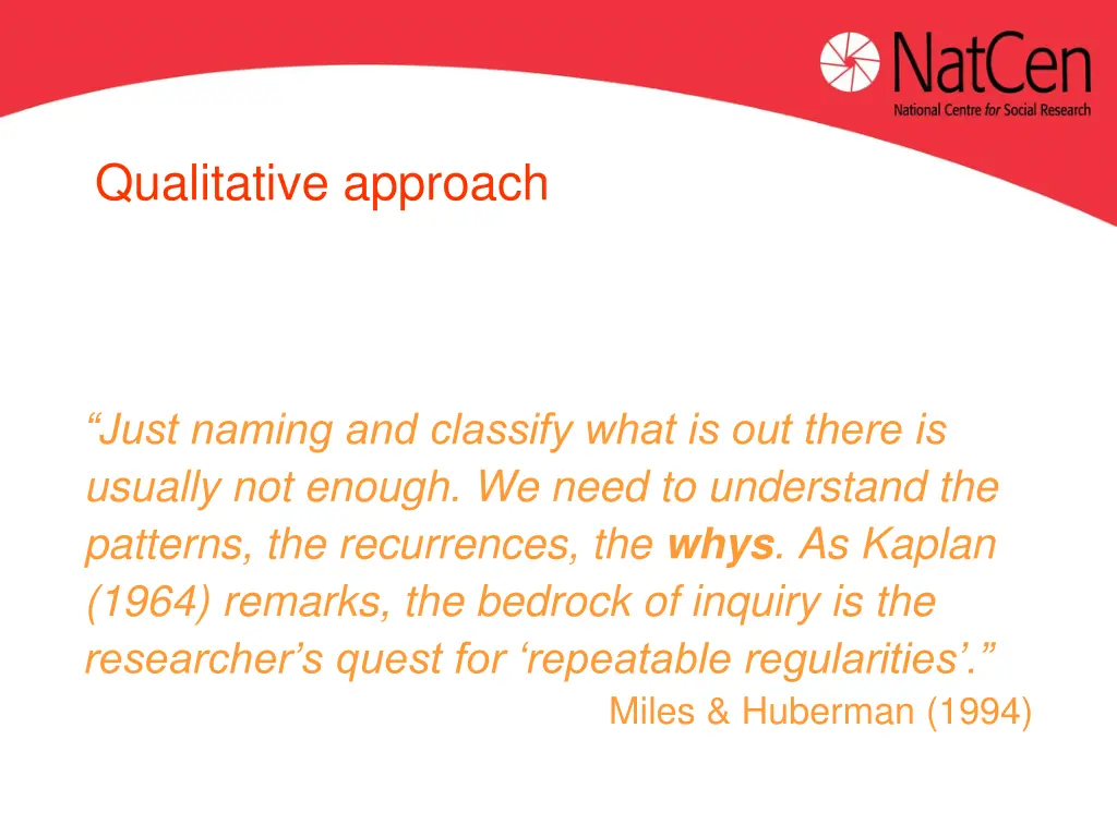 qualitative approach