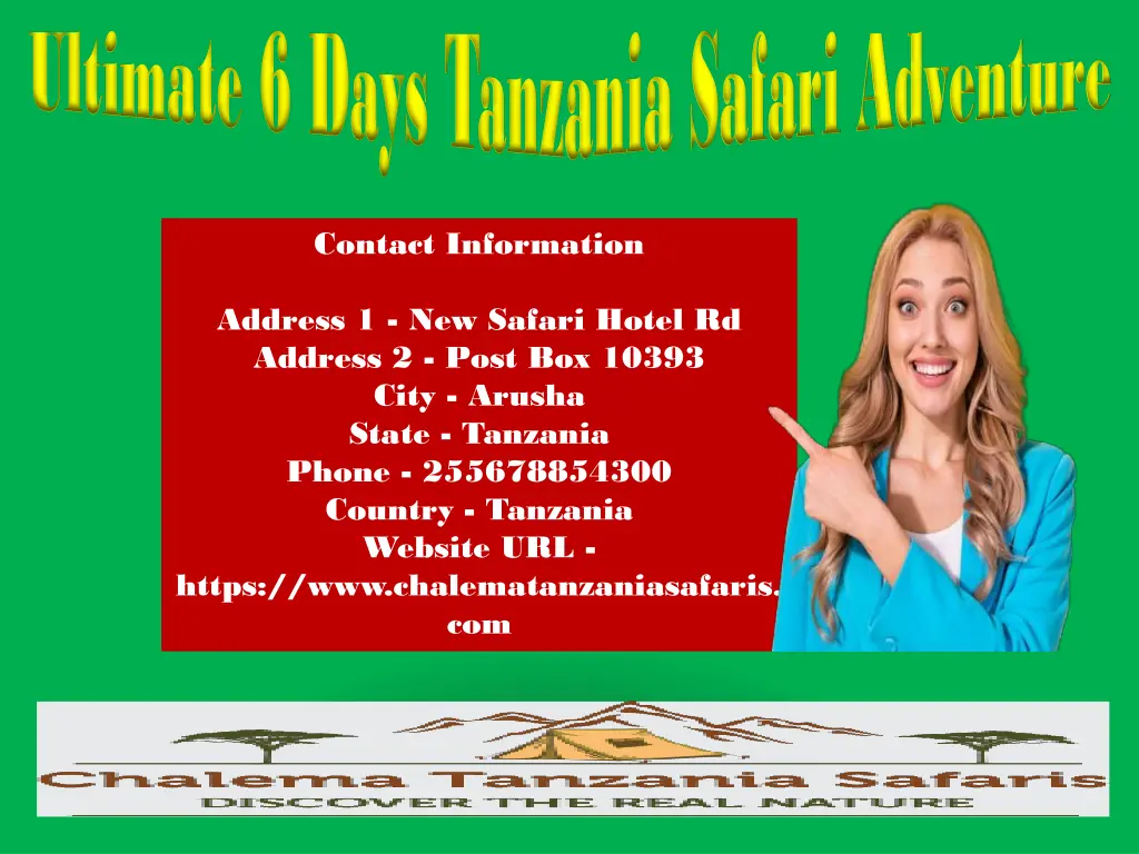 ultimate 6 days tanzania safari adventure 4