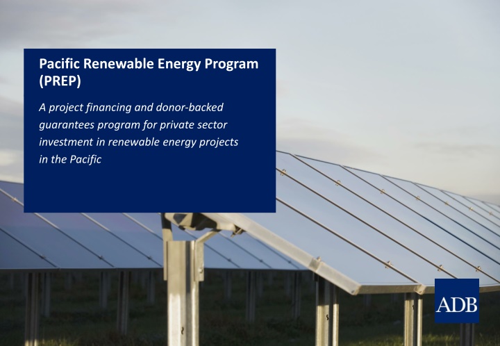 pacific renewable energy program prep