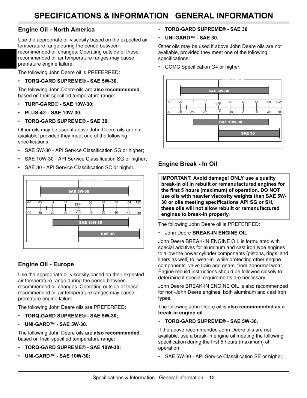 specifications information general information 1