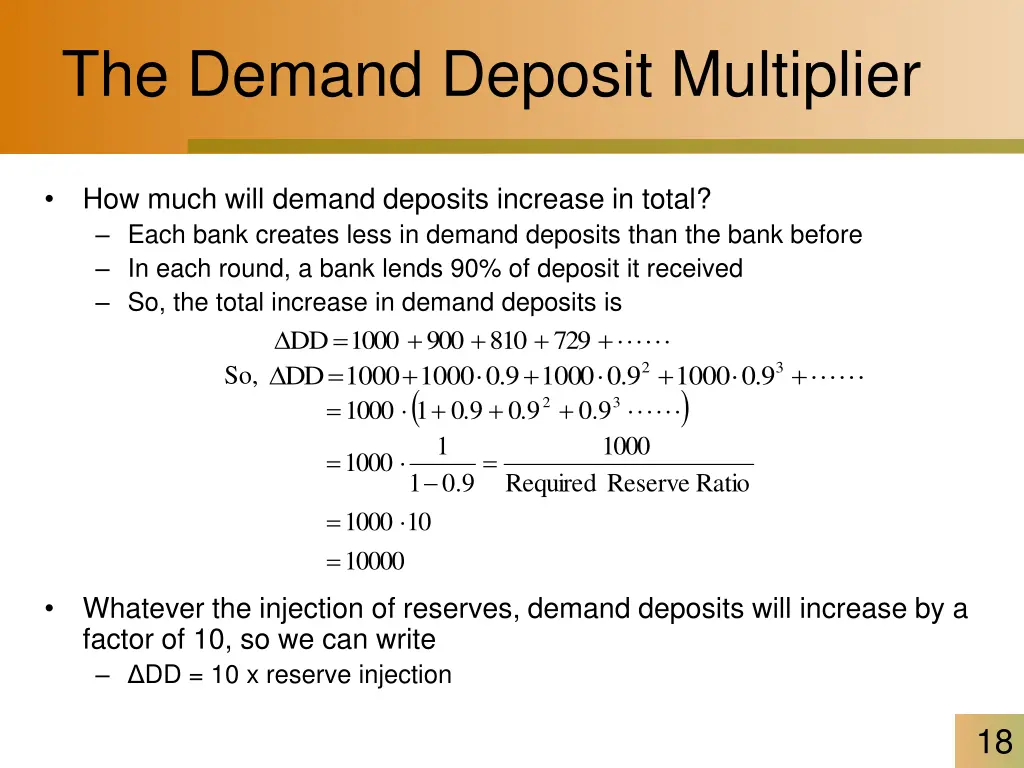 the demand deposit multiplier