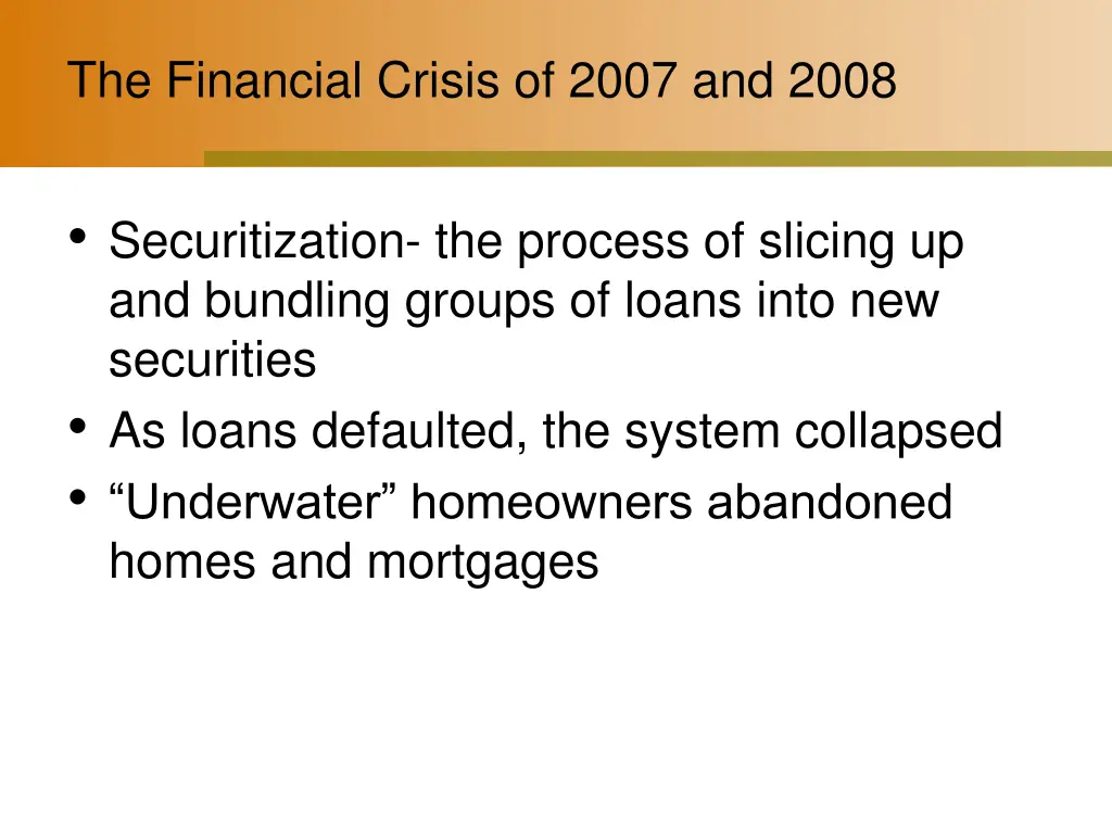 the financial crisis of 2007 and 2008 1