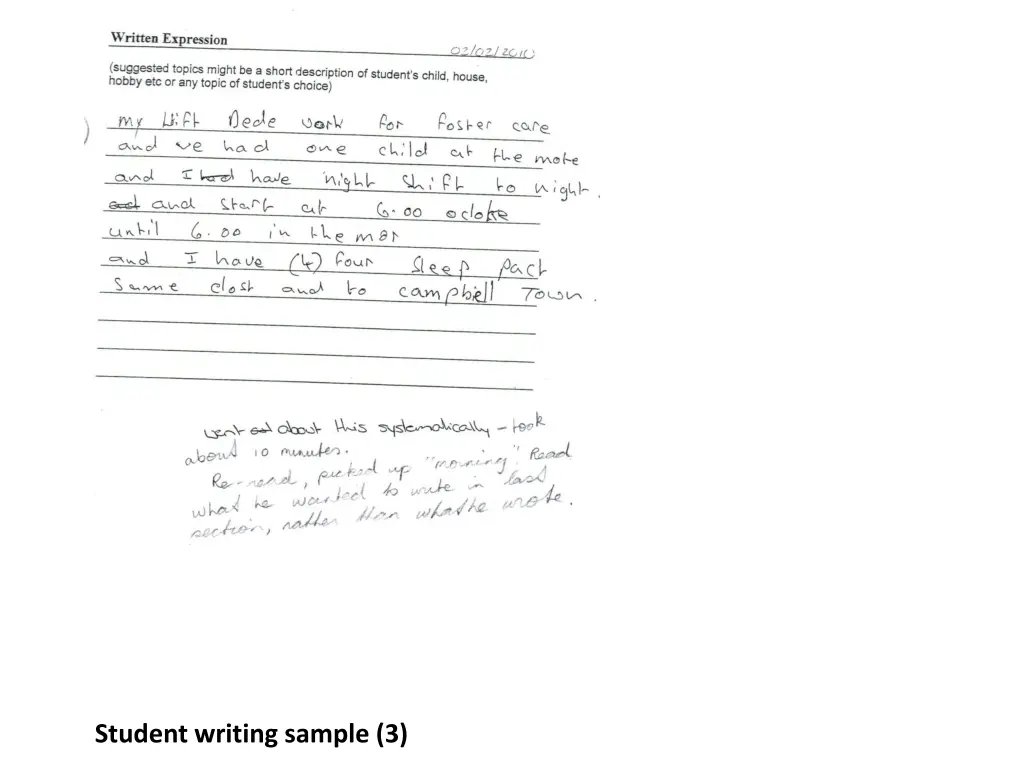 student writing sample 3 1