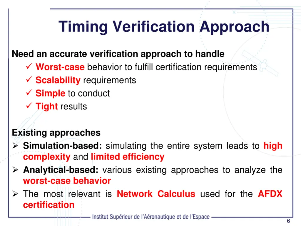 timing verification approach