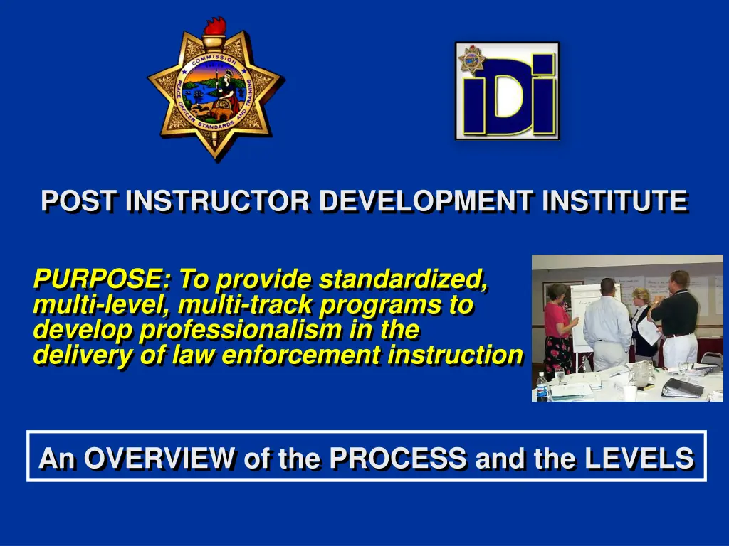 post instructor development institute