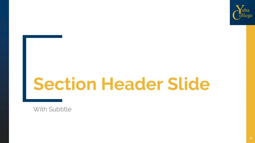 section header slide