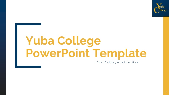 yuba college powerpoint template