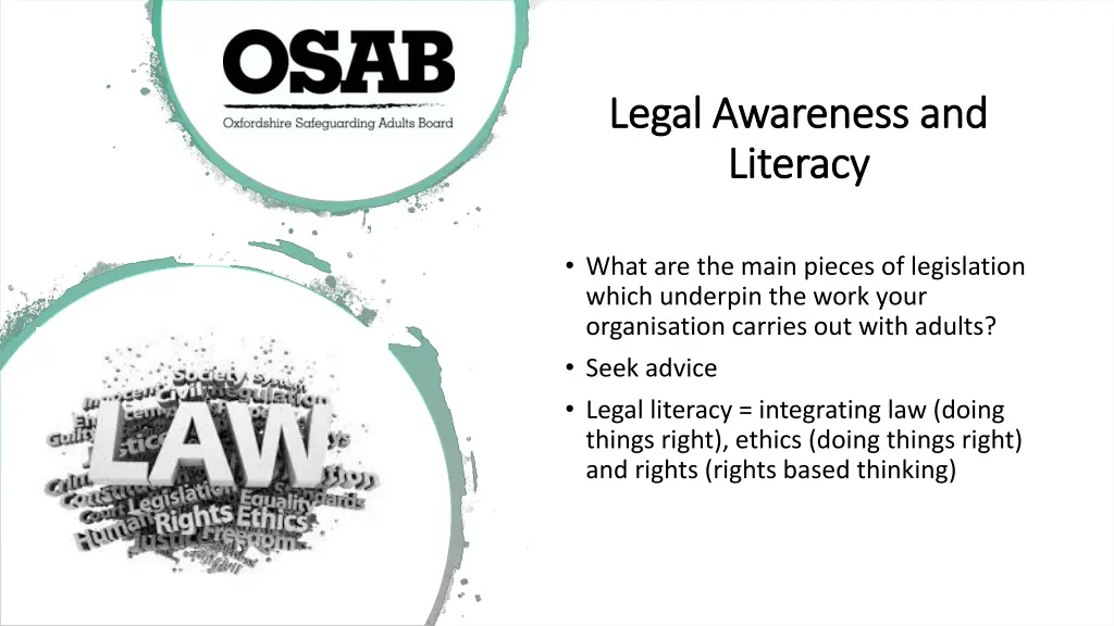 legal awareness and legal awareness and literacy