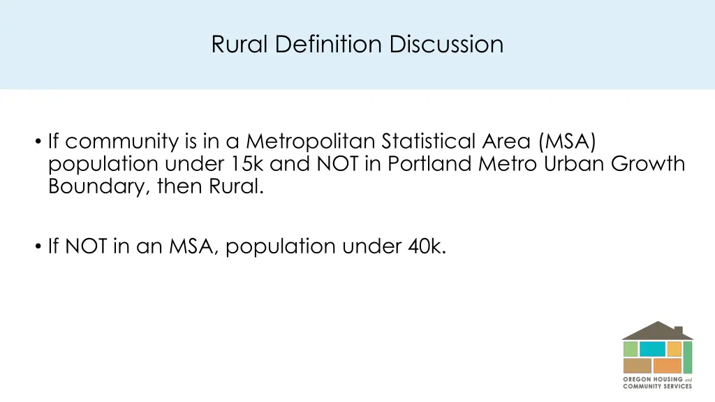 rural definition discussion