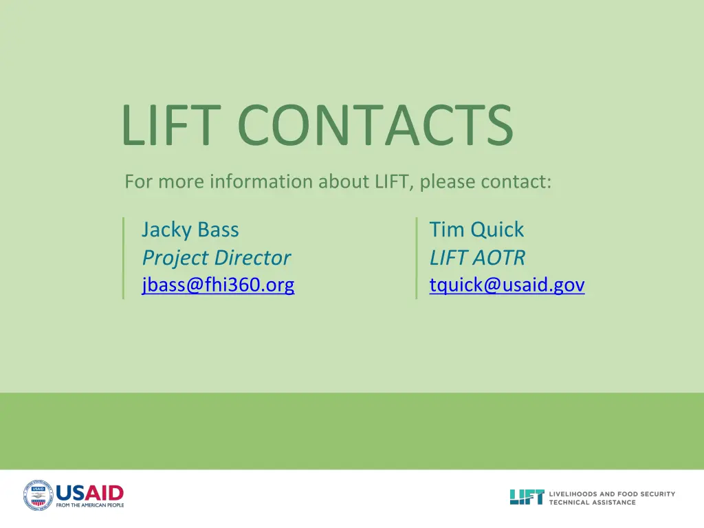 lift contacts