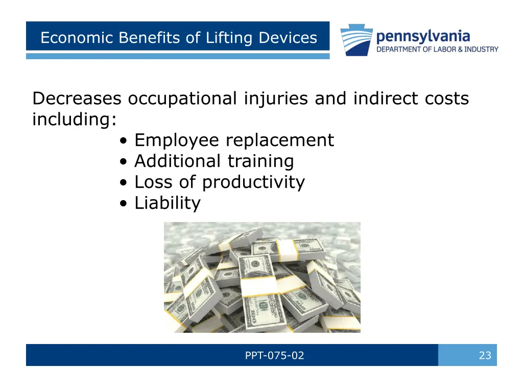 economic benefits of lifting devices