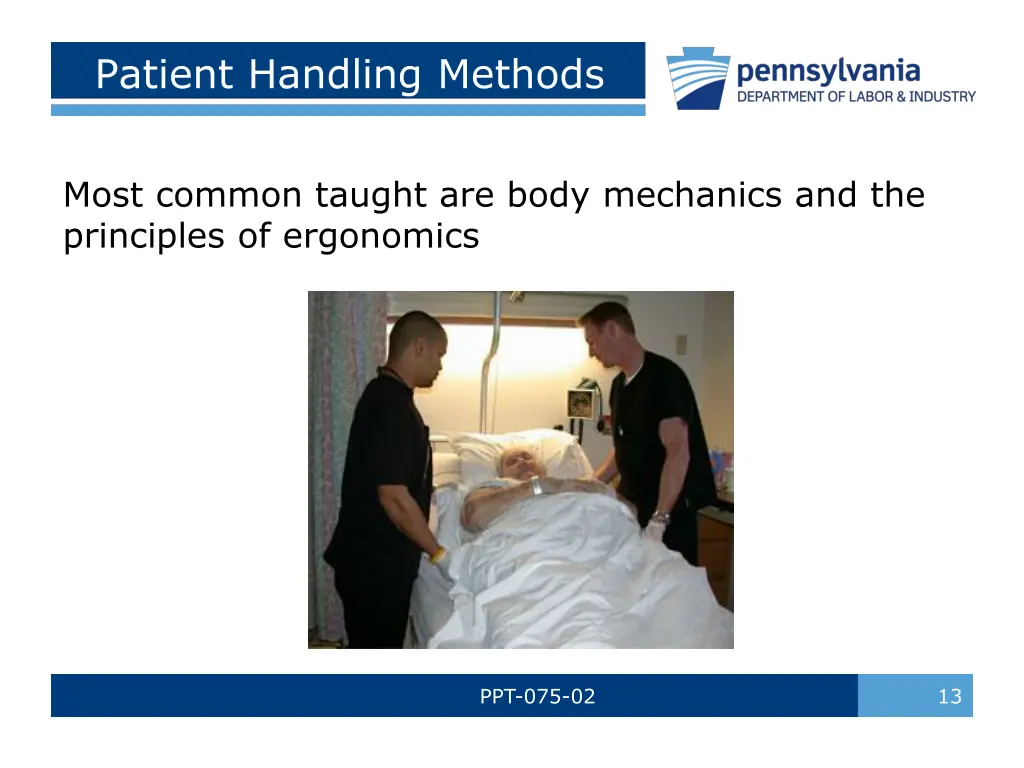 patient handling methods