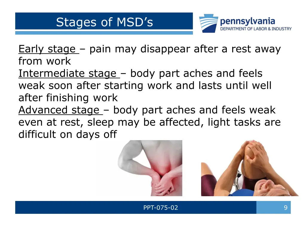 stages of msd s