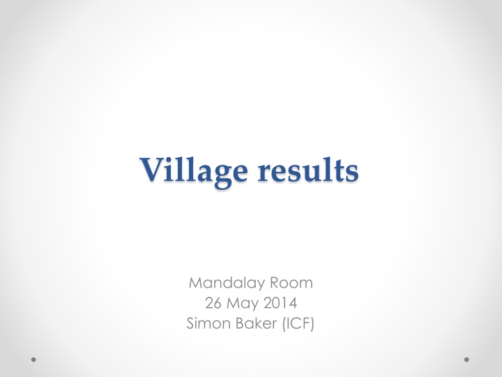 village results