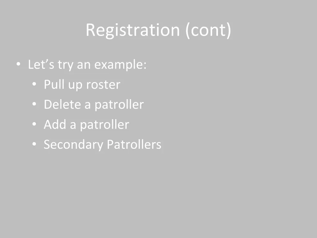 registration cont 1