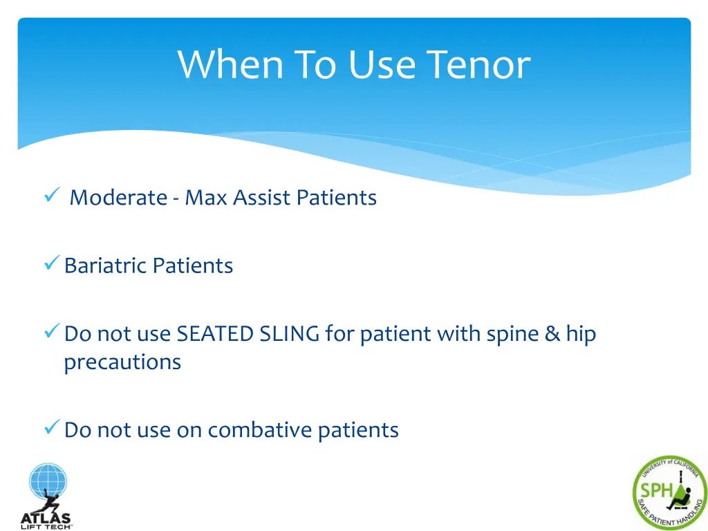 when to use tenor