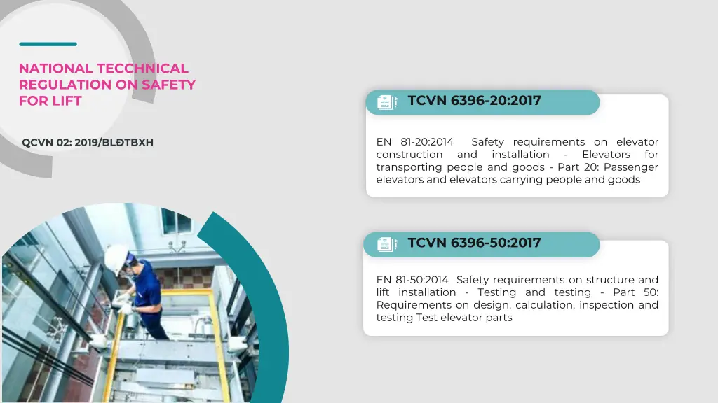 national tecchnical regulation on safety for lift