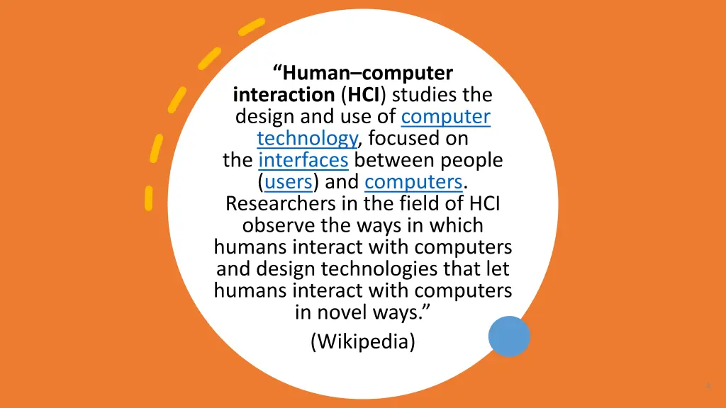 human computer interaction hci studies the design