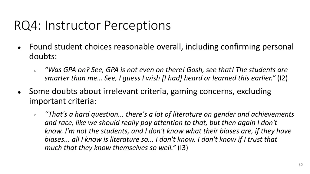 rq4 instructor perceptions