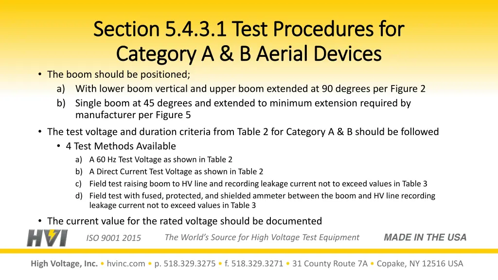 section 5 4 3 1 test procedures for section