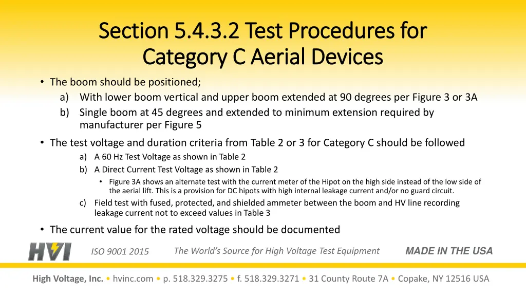 section 5 4 3 2 test procedures for section