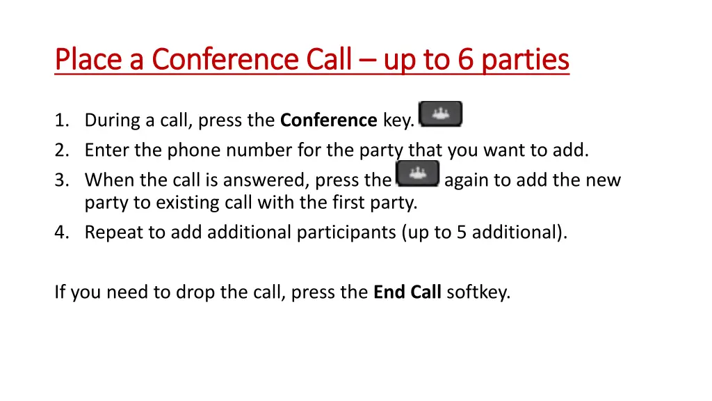 place a conference call place a conference call