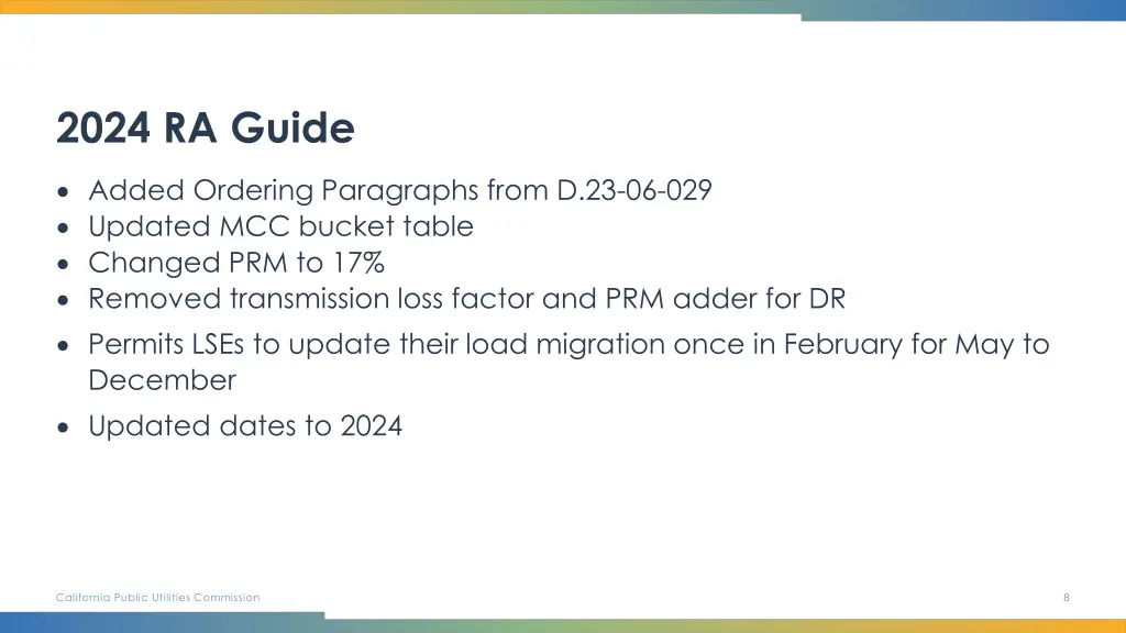 2024 ra guide