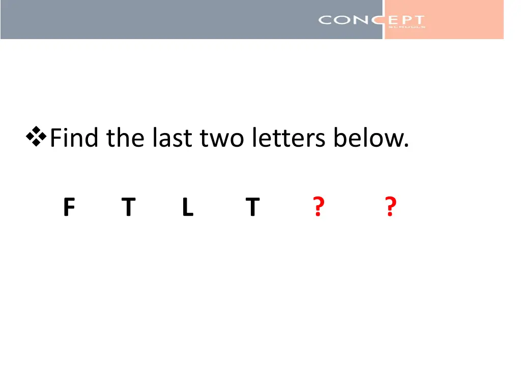 find the last two letters below