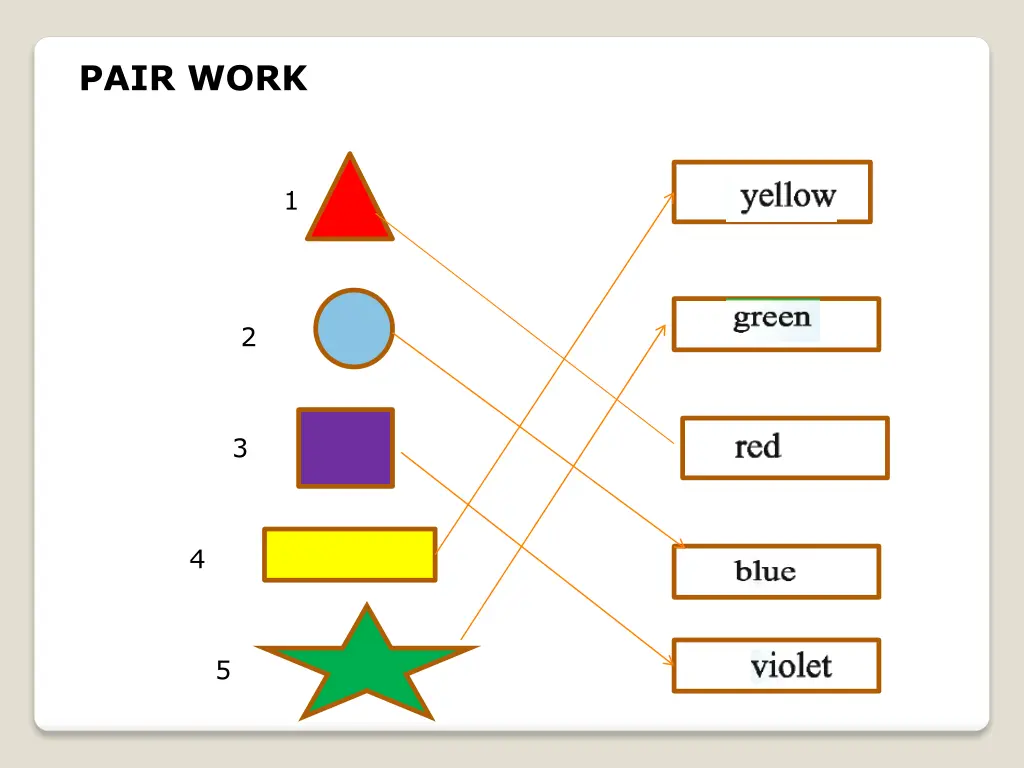 pair work