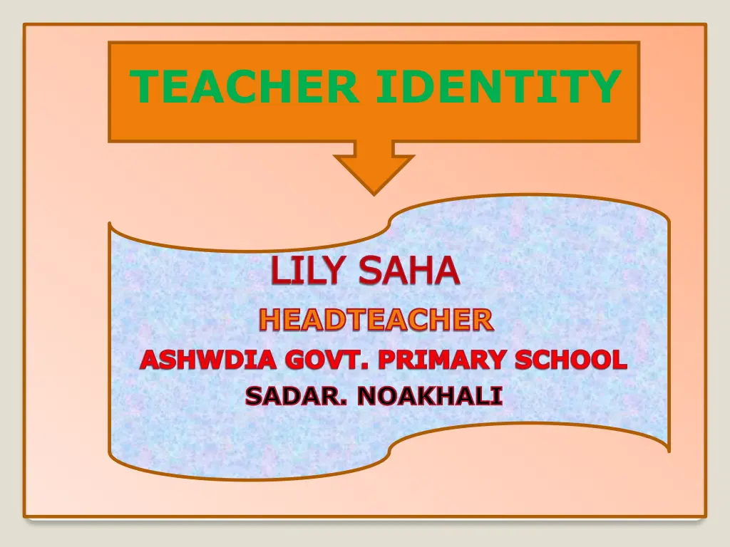 teacher identity