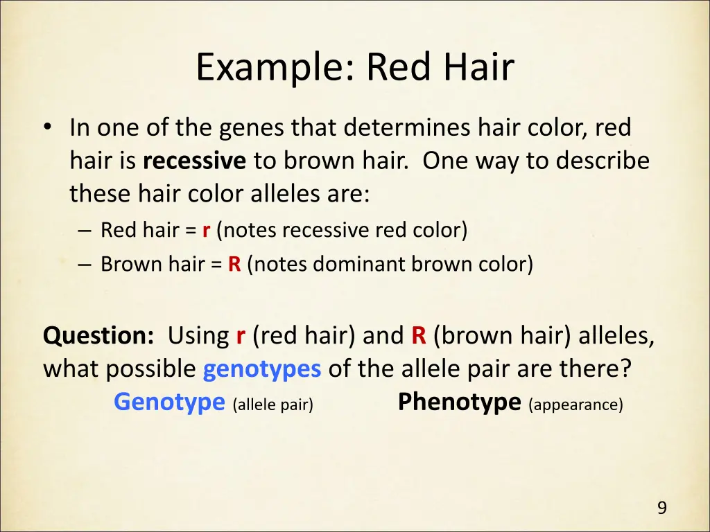 example red hair