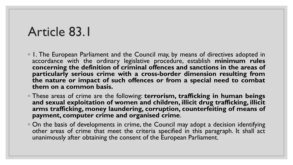 article 83 1