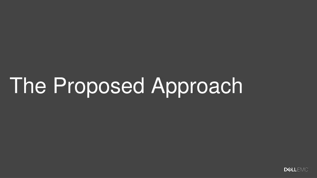 the proposed approach