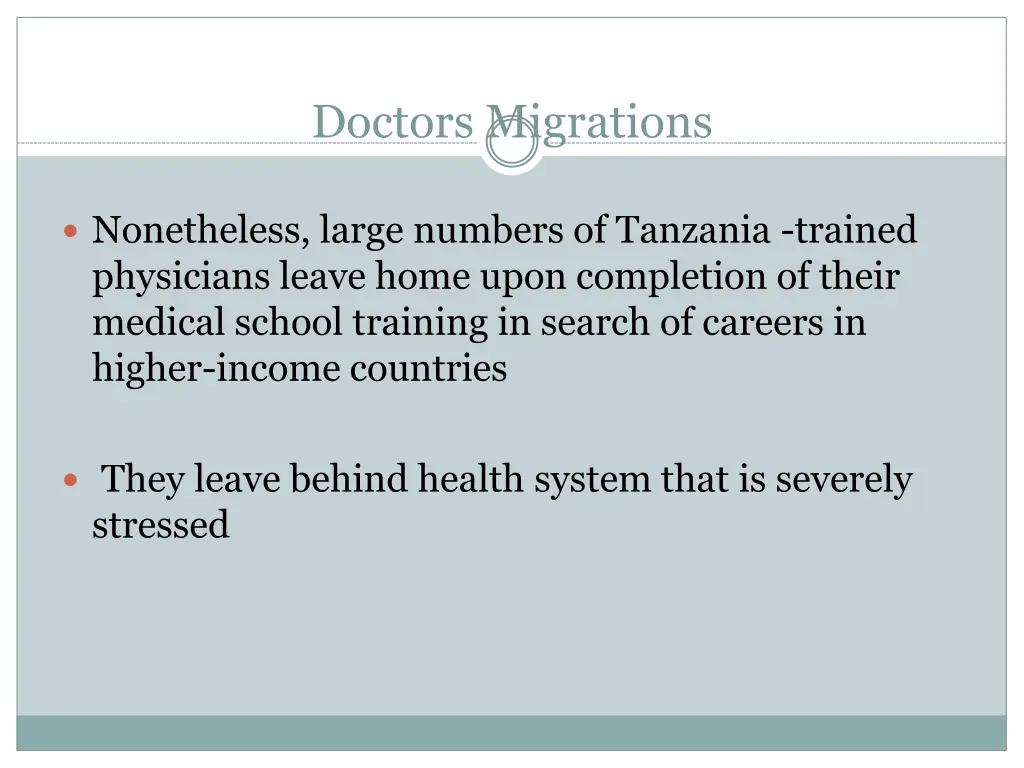 doctors migrations