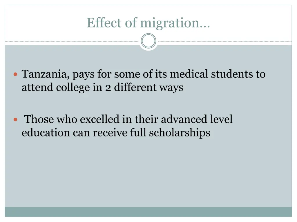 effect of migration 2