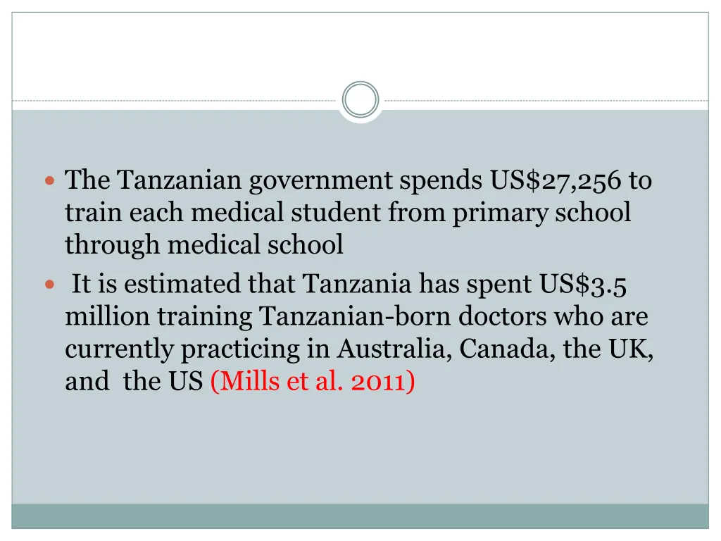 the tanzanian government spends