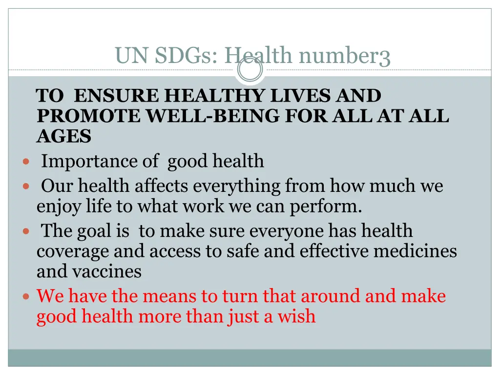 un sdgs health number3