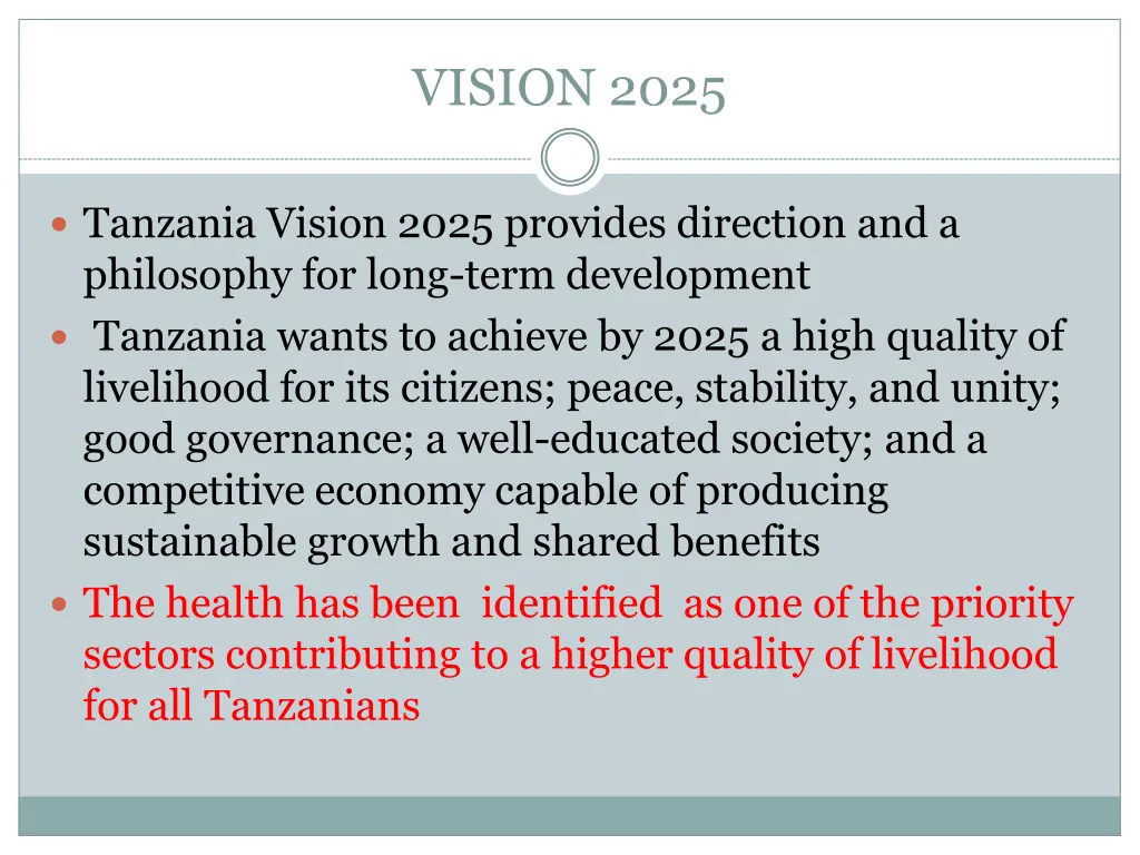 vision 2025