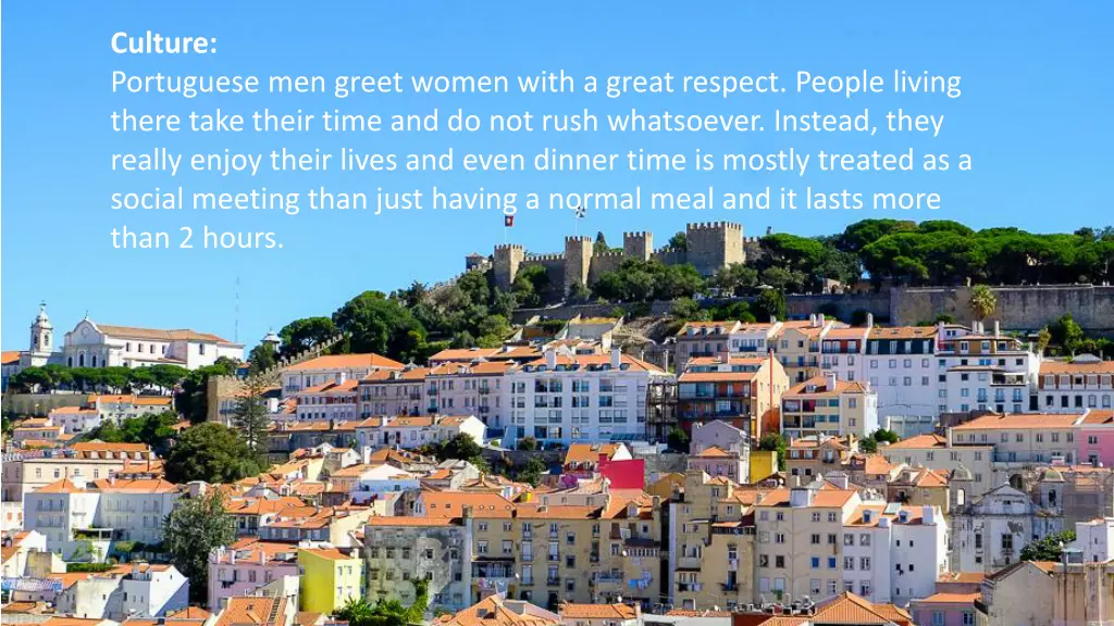 culture portuguese men greet women with a great