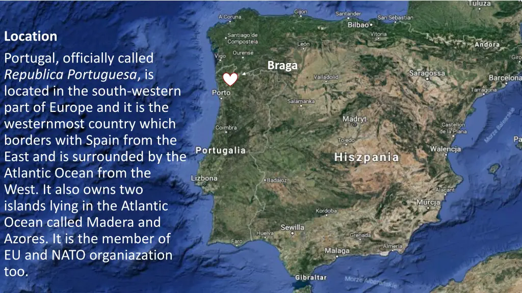 location portugal officially called republica