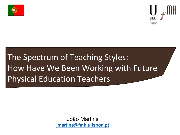 the spectrum of teaching styles how have we been