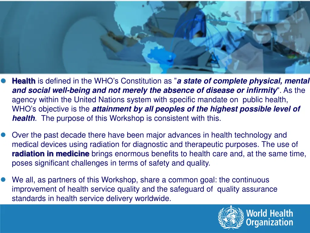 health is defined in the who s constitution