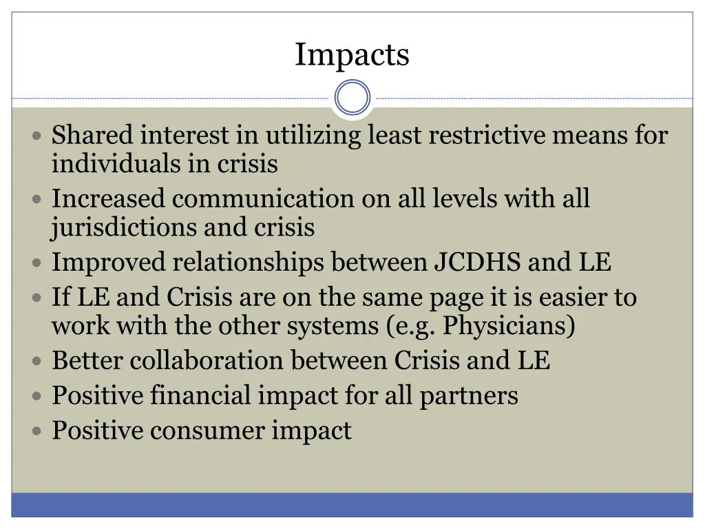 impacts