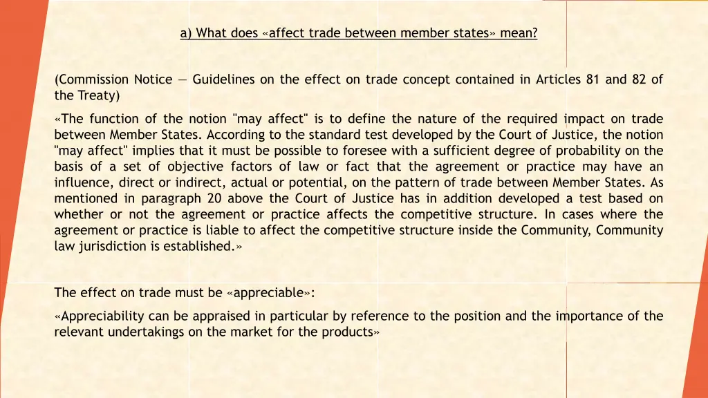 a what does affect trade between member states