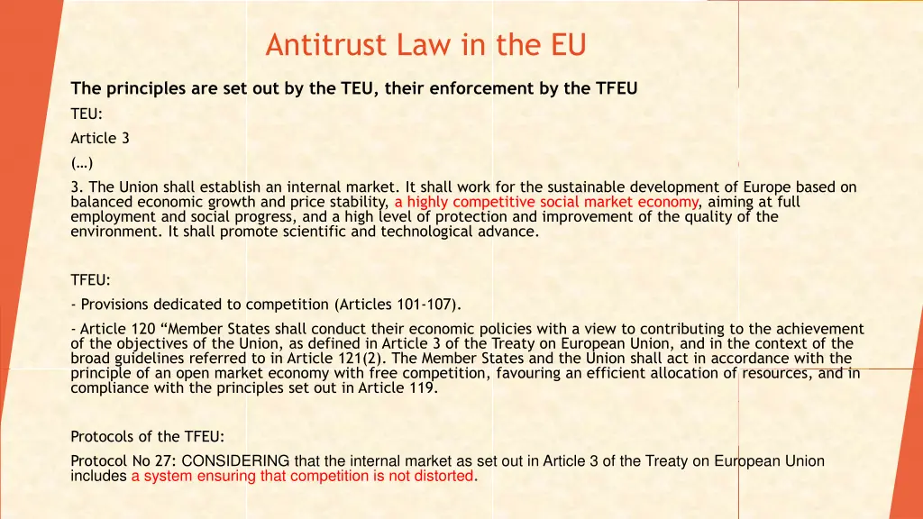 antitrust law in the eu