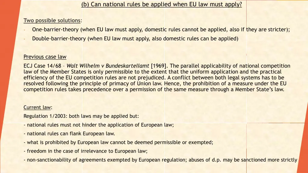 b can national rules be applied when eu law must