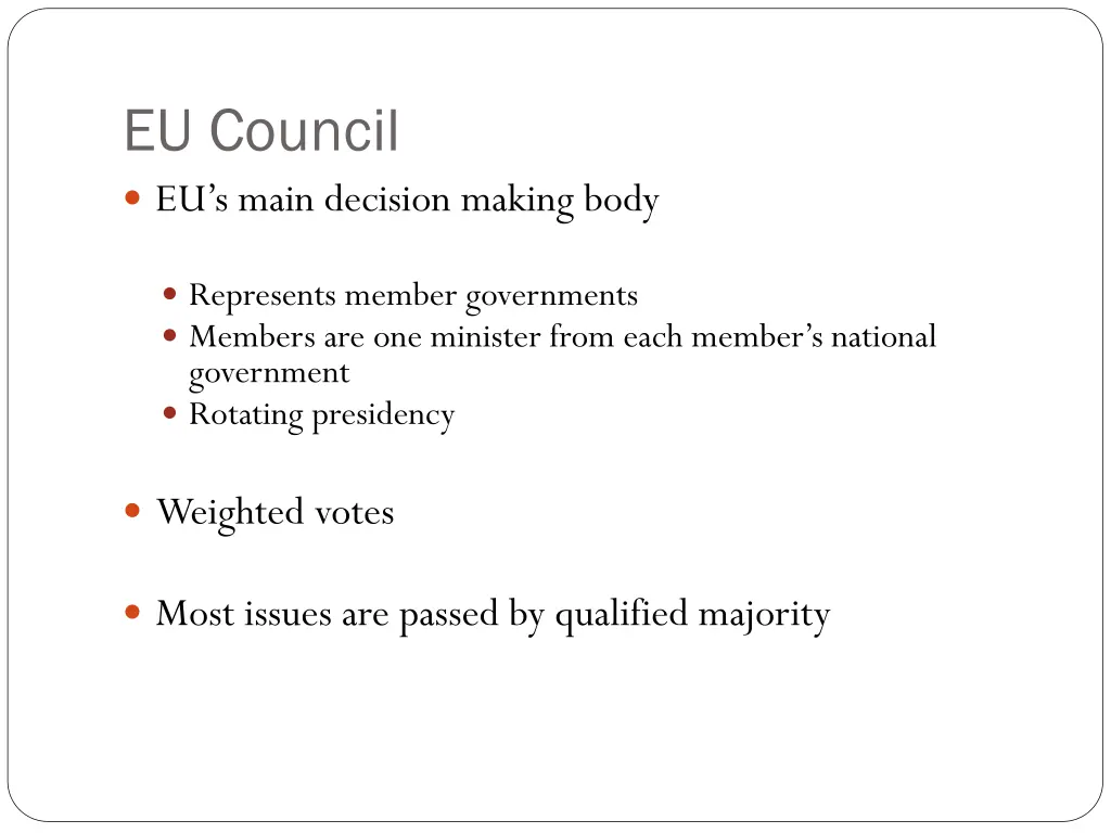 eu council eu s main decision making body