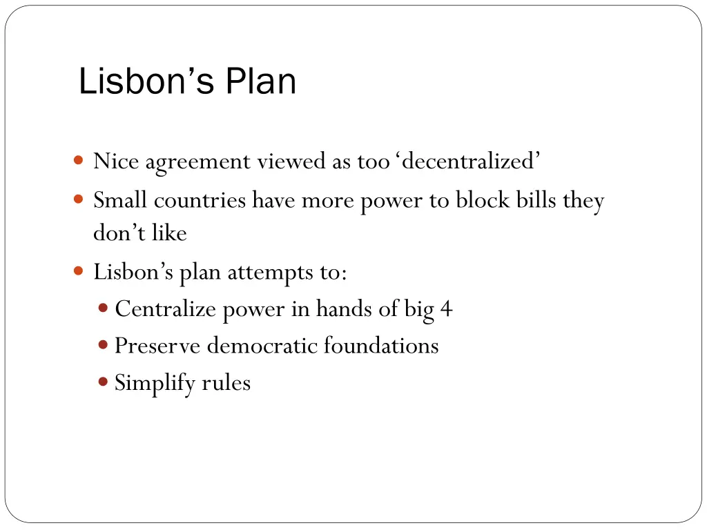 lisbon s plan